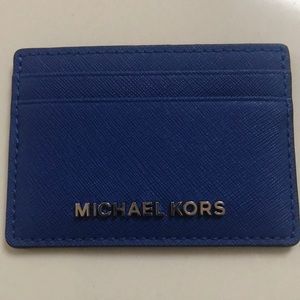 Michael Kors Saffiano leather credit card case